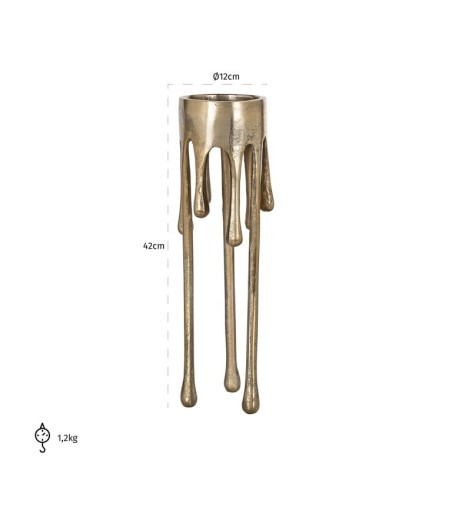 RICHMOND świecznik LORIN L złoty