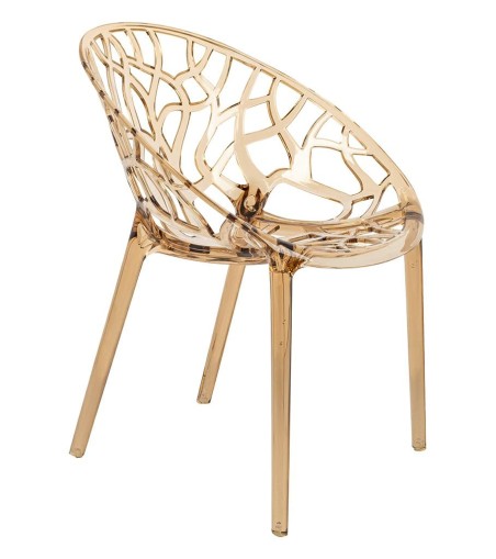 Krzesło KORAL amber - poliwęglan