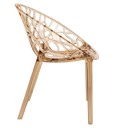 Krzesło KORAL amber - poliwęglan