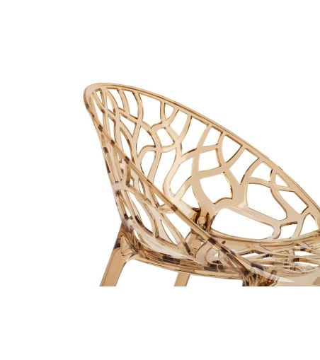 Krzesło KORAL amber - poliwęglan