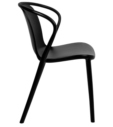 Krzesło SPARKS czarne - polipropylen