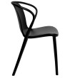 Krzesło SPARKS czarne - polipropylen