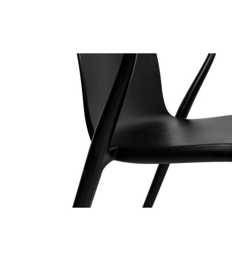 Krzesło SPARKS czarne - polipropylen