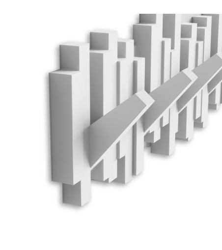 UMBRA wieszak na ubrania STICKS biały