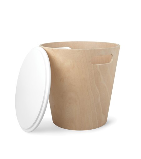 UMBRA stolik WOODROW biały - drewno