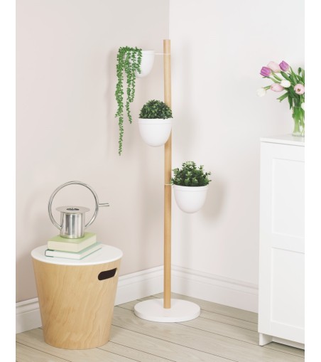 UMBRA stolik WOODROW biały - drewno