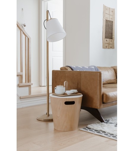 UMBRA stolik WOODROW biały - drewno