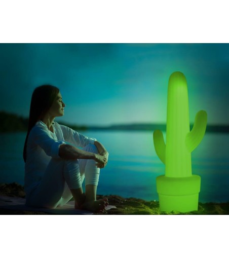 NEW GARDEN lampa ogrodowa KAKTUS CABLE limonkowa