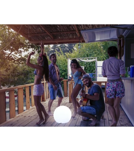 NEW GARDEN lampa ogrodowa BULY 20 CABLE biała