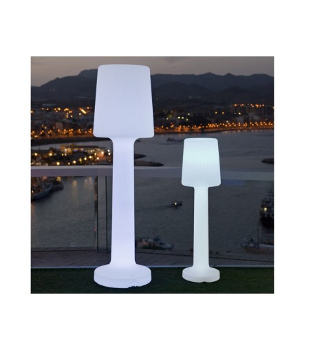 NEW GARDEN lampa ogrodowa CARMEN 165 BATTERY biała