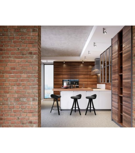 Krzesło barowe MILA 65 czarne