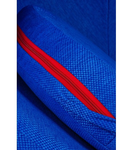 Fotel BALL biało-niebieski - włókno szklane