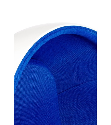 Fotel BALL biało-niebieski - włókno szklane