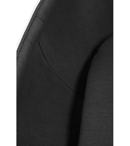 Fotel OVALIA biało-czarny - włókno szklane