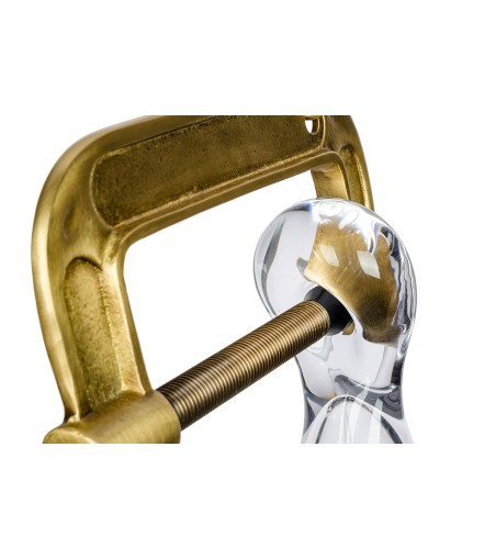 Lampa wisząca VICE mosiądz - metal, szkło