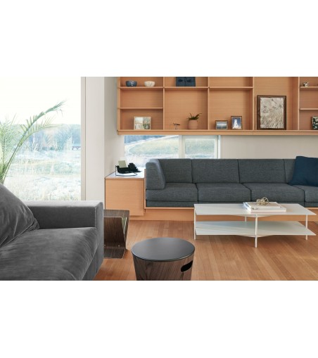 UMBRA stolik WOODROW czarny - orzech