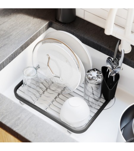 UMBRA ociekacz do naczyń SINKIN -czarny,nikiel