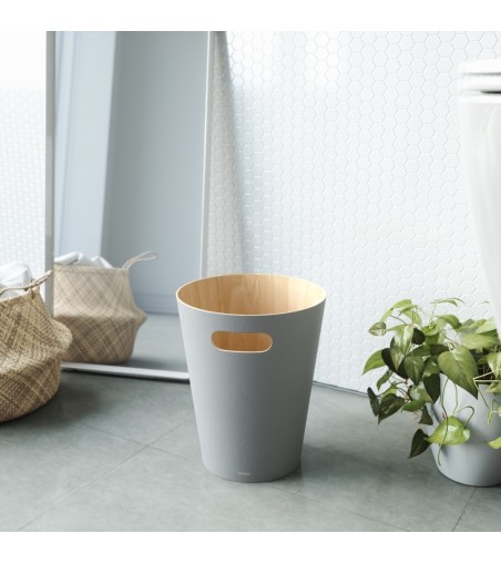 UMBRA kosz na śmieci WOODROW - gray