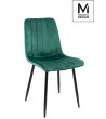 MODESTO krzesło LARA zielone - welur, metal