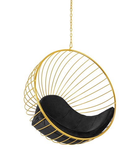 Fotel wiszący GABBIA złoty