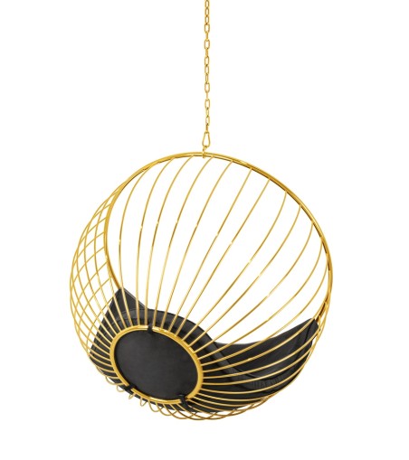 Fotel wiszący GABBIA złoty