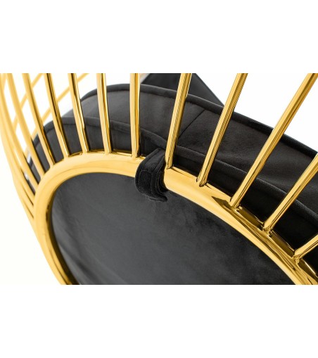 Fotel wiszący GABBIA złoty