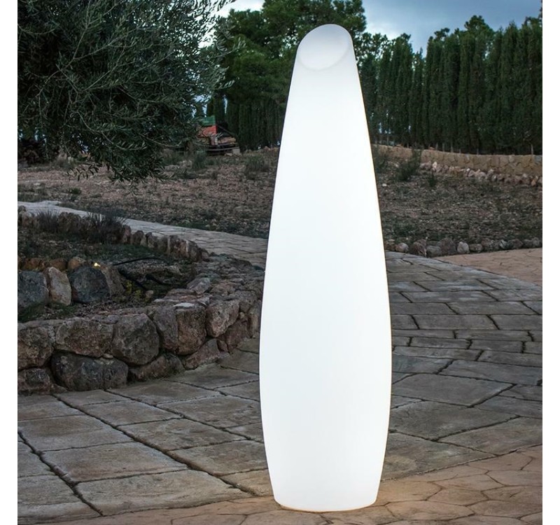 NEW GARDEN lampa ogrodowa FREDO 170 BATTERY biała