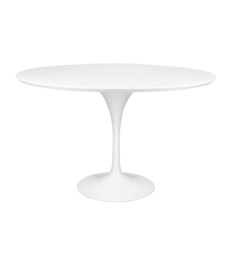 Stół TULIP PREMIUM 120 biały - MDF, metal