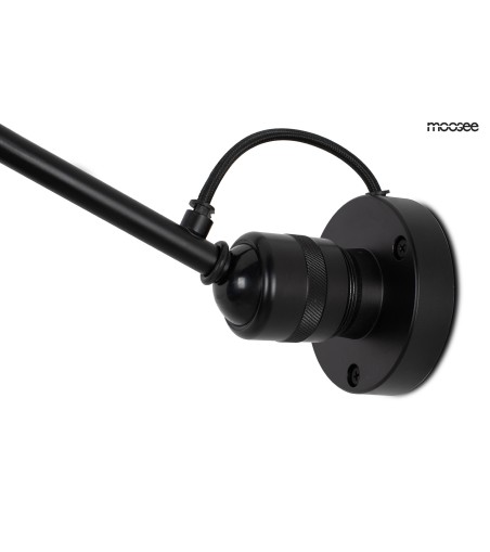 MOOSEE lampa ścienna FRANK czarna