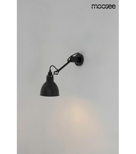 MOOSEE lampa ścienna FRANK czarna