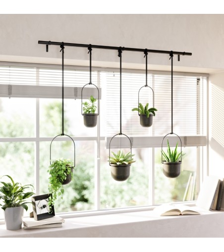 UMBRA donica wisząca TRIFLORA 5 LARGE  czarna