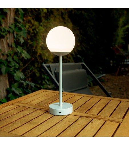 NEW GARDEN lampa stołowa NORAI SLIM 35 BATTERY rose gold