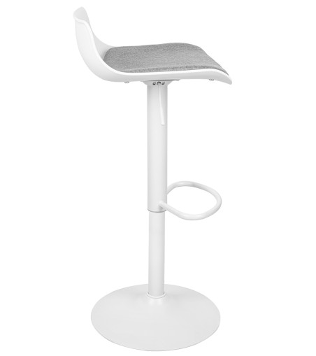 Krzesło barowe SNAP BAR TAP regulowane białe