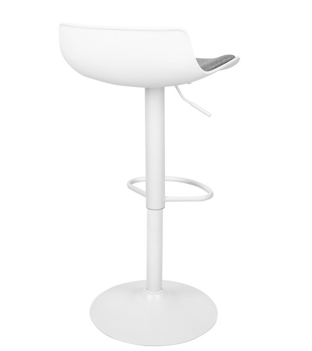 Krzesło barowe SNAP BAR TAP regulowane białe