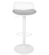 Krzesło barowe SNAP BAR TAP regulowane białe