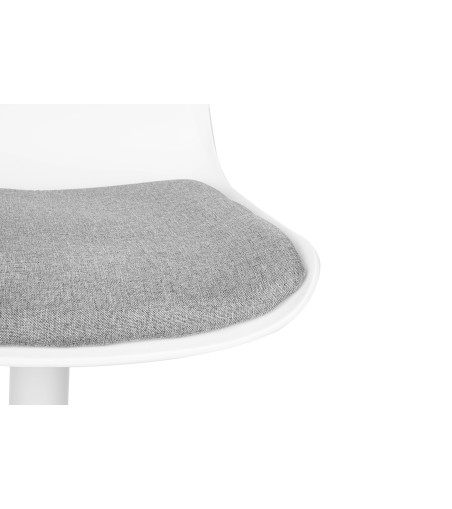 Krzesło barowe SNAP BAR TAP regulowane białe