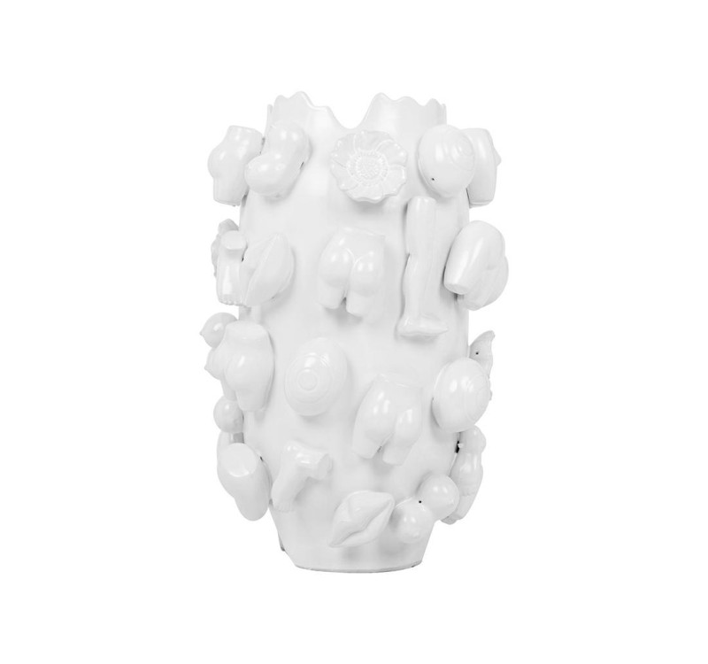 KARE wazon dekoracyjny BODY PARTS 37cm biały