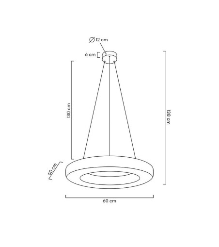 MOOSEE lampa wisząca ALLISIA 60 złota