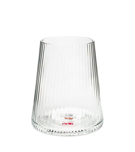 KARE komplet 4 szklanek RIFFLE 440ml      transparentny