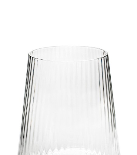 KARE komplet 4 szklanek RIFFLE 440ml      transparentny