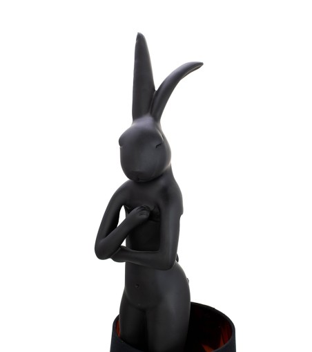 KARE lampa stołowa RABBIT 68 cm czarna