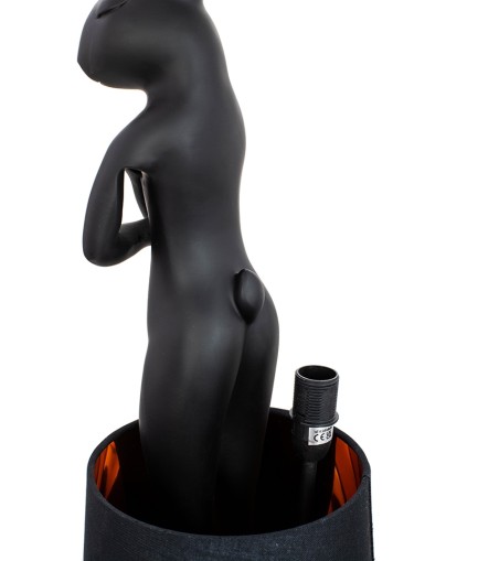 KARE lampa stołowa RABBIT 68 cm czarna