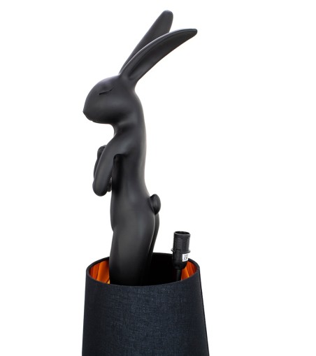 KARE lampa stołowa RABBIT 68 cm czarna