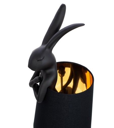 KARE lampa stołowa RABBIT 68 cm czarna