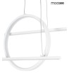 MOOSEE lampa wisząca STARS biała