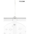 MOOSEE lampa wisząca STARS biała