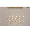 MOOSEE lampa wisząca TULIPPE 14 LINE  złota