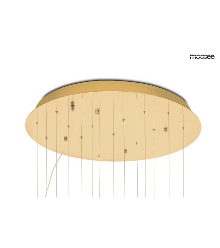 MOOSEE lampa wisząca TULIPPE 14 DISC złota