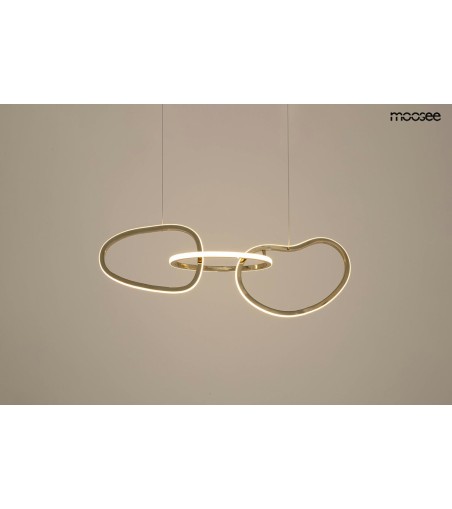 MOOSEE lampa wisząca JAZZ 3 złota