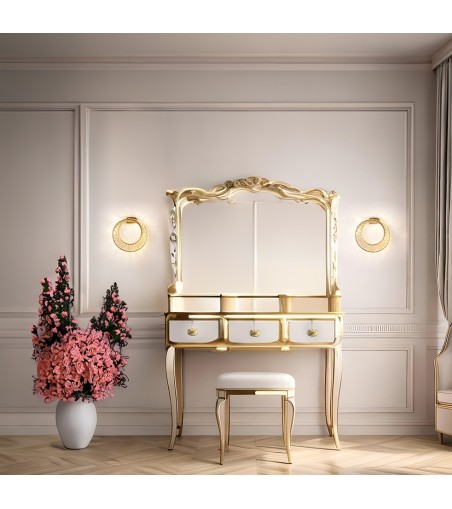 MOOSEE lampa ścienna WAVE złota